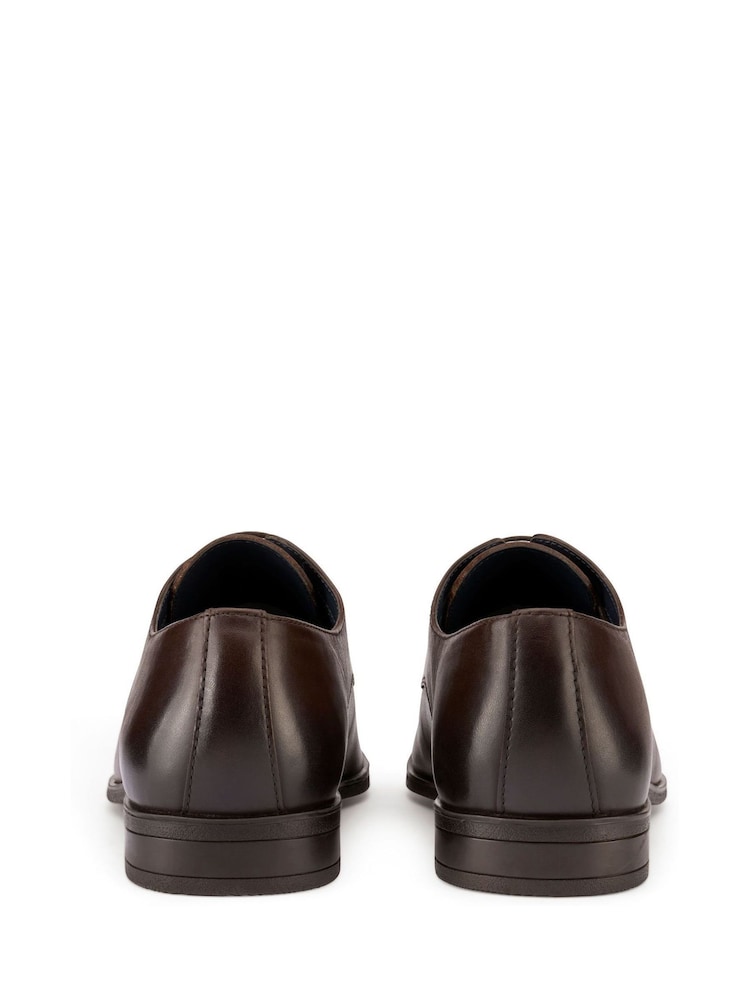 Skopes Dark Brown Plain Derby Shoes - Image 4 of 4