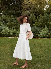 Hobbs White Amani Dress - Image 1 of 5
