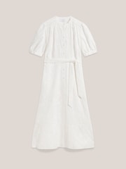 Hobbs White Amani Dress - Image 9 of 9