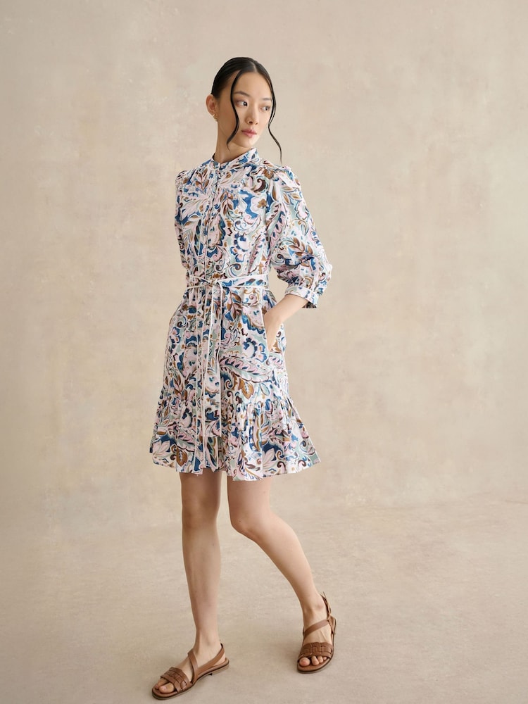 Hobbs White Hope Dress - Image 1 of 5 Hobbs White Hope Dress - Image 1 of 5