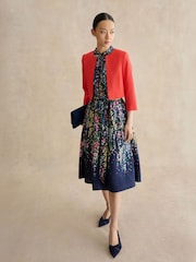 Hobbs Blue Alberta Dress - Image 4 of 5