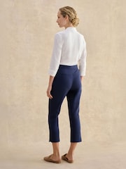 Hobbs Blue Giselle Capri Trousers - Image 3 of 5