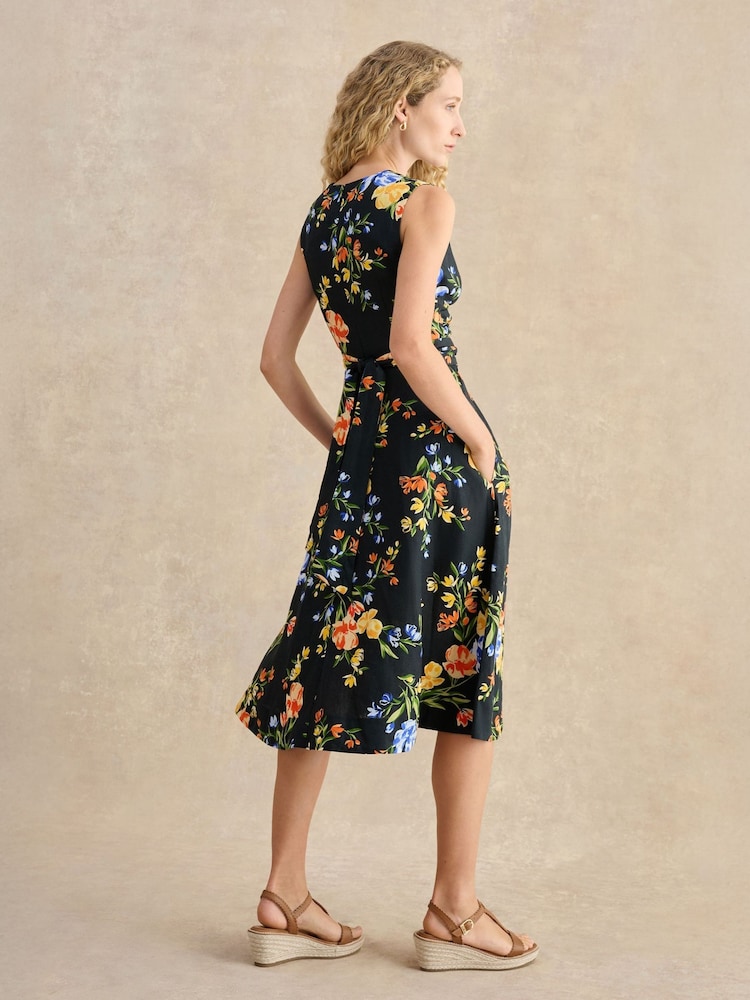 Hobbs Blue Petite Twitchill Dress - Image 2 of 5 Hobbs Blue Petite Twitchill Dress - Image 2 of 5