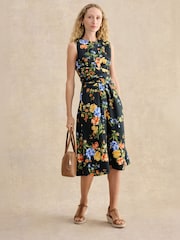 Hobbs Blue Petite Twitchill Dress - Image 4 of 5