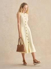 Hobbs Yellow Carmen Dress - Image 4 of 5