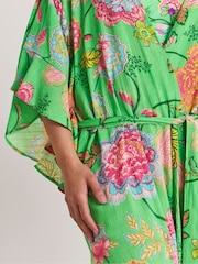 Figleaves Green Open Maxi Kaftan - Image 4 of 4