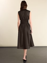 Baukjen Kyrah Cotton Waisted Midi Dress - 圖片 4/5