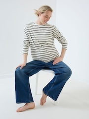 Jojo Maman Bébé Long Sleeve Oversized Maternity Top - Slika 3 od 4