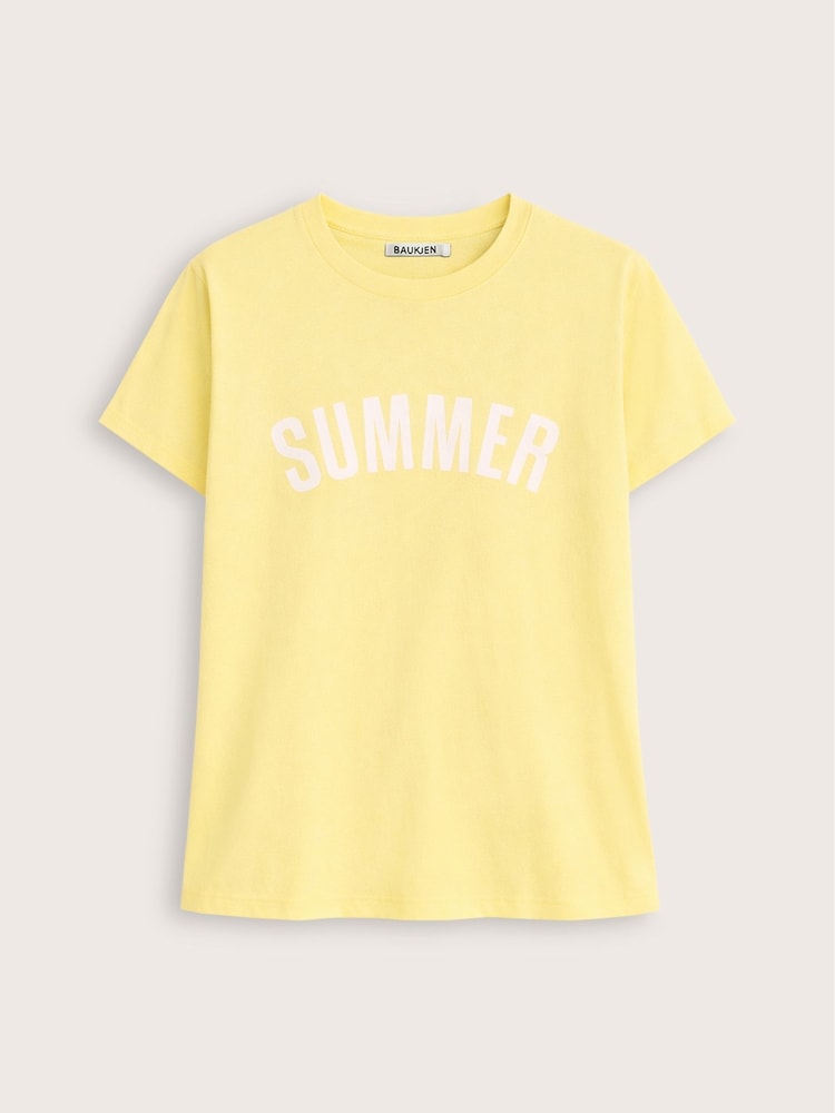 Baukjen Yellow Kit Cotton T-Shirt - Image 3 of 3
