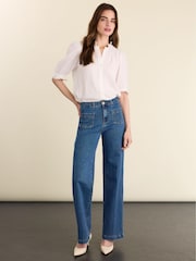 Baukjen White Bryony Cheesecloth Blouse - Image 2 of 5