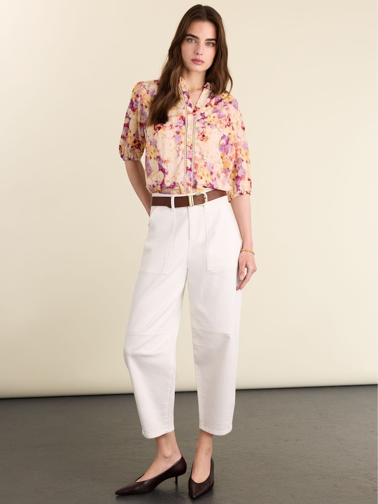 Baukjen Purple Celia Printed Blouse - Image 3 of 3