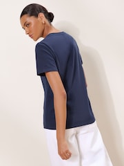 Lipsy Navy Blue Boyfriend Wear It With Love T-Shirt - Image 5 of 5