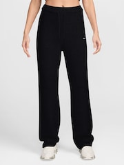 Nike Black Heather Sportswear Mid Rise Knit Joggers - Image 1 of 3