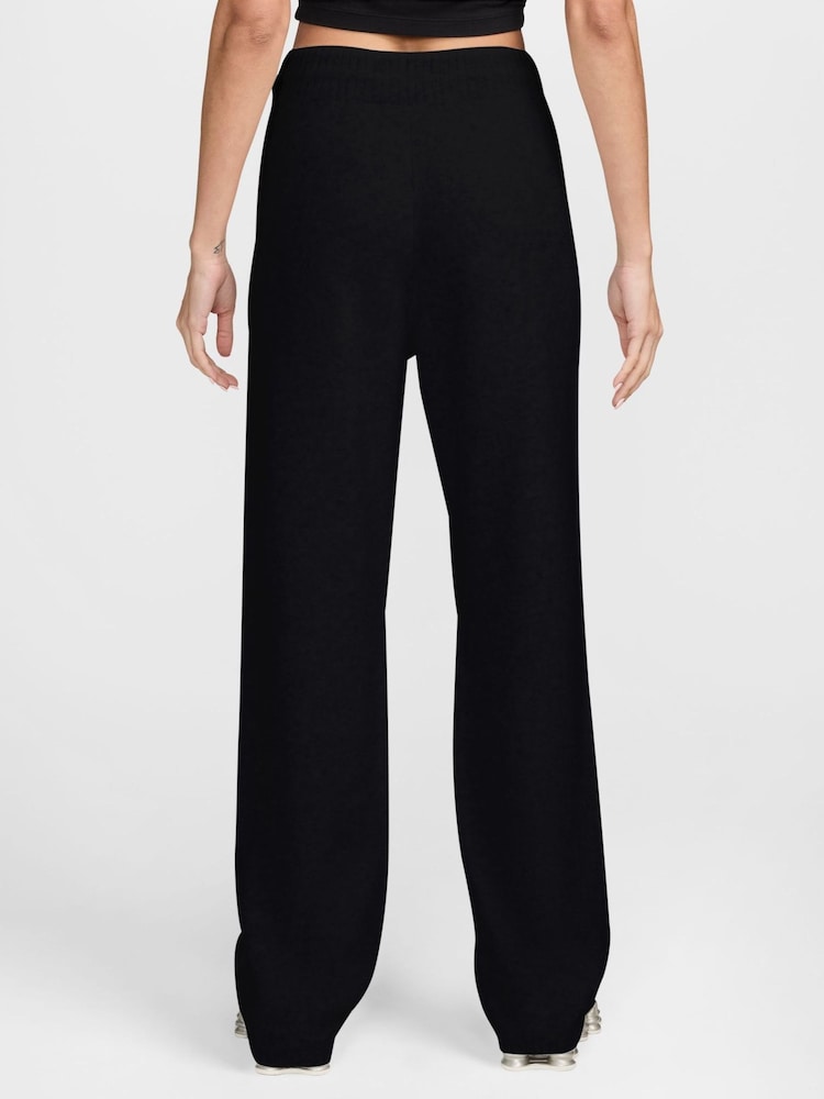 Nike Black Heather Sportswear Mid Rise Knit Joggers - Image 2 of 3