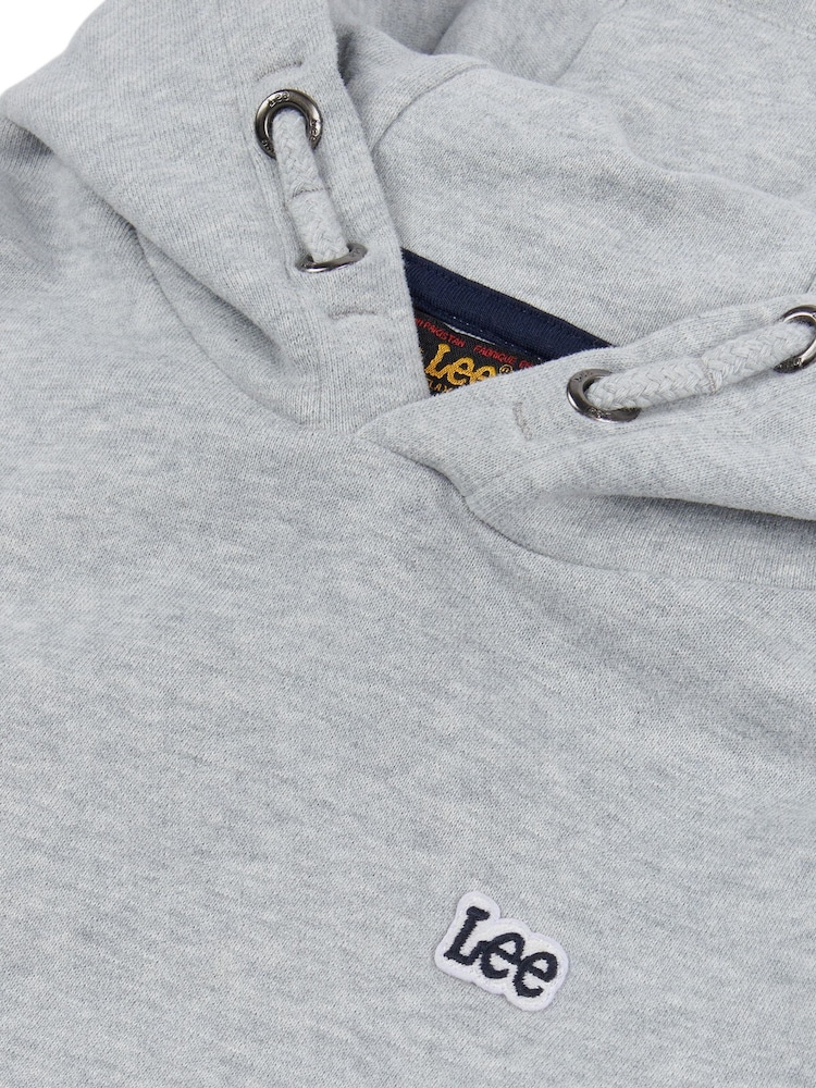 Lee Navy Blazer Badge Hoodie - Image 8 of 8 Lee Navy Blazer Badge Hoodie - Image 8 of 8