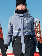Roxy Blue Waterproof Thermal Highridge Block Colour Snow Ski Jacket - Image 1 of 9
