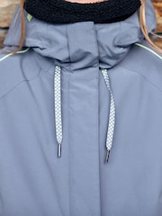 Roxy Blue Waterproof Thermal Highridge Block Colour Snow Ski Jacket - Image 6 of 9