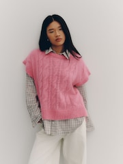 Pink Alpaca Tank Cover-Up - Image 1 of 4