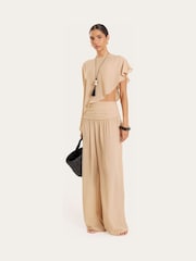 4th & Reckless Cream Cape Poncho Blouse - Image 4 of 4