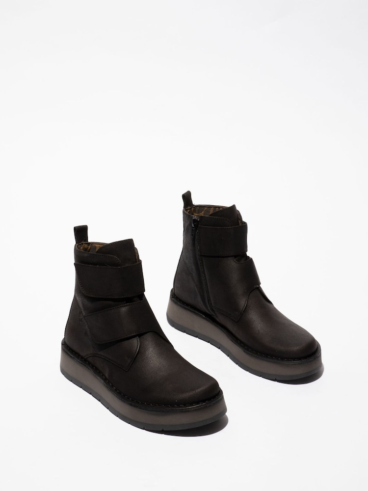 Fly London Black Rush Boots - Image 2 of 4 Fly London Black Rush Boots - Image 2 of 4