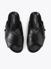 Kurt Geiger London Black Baron Sandals - Image 2 of 4