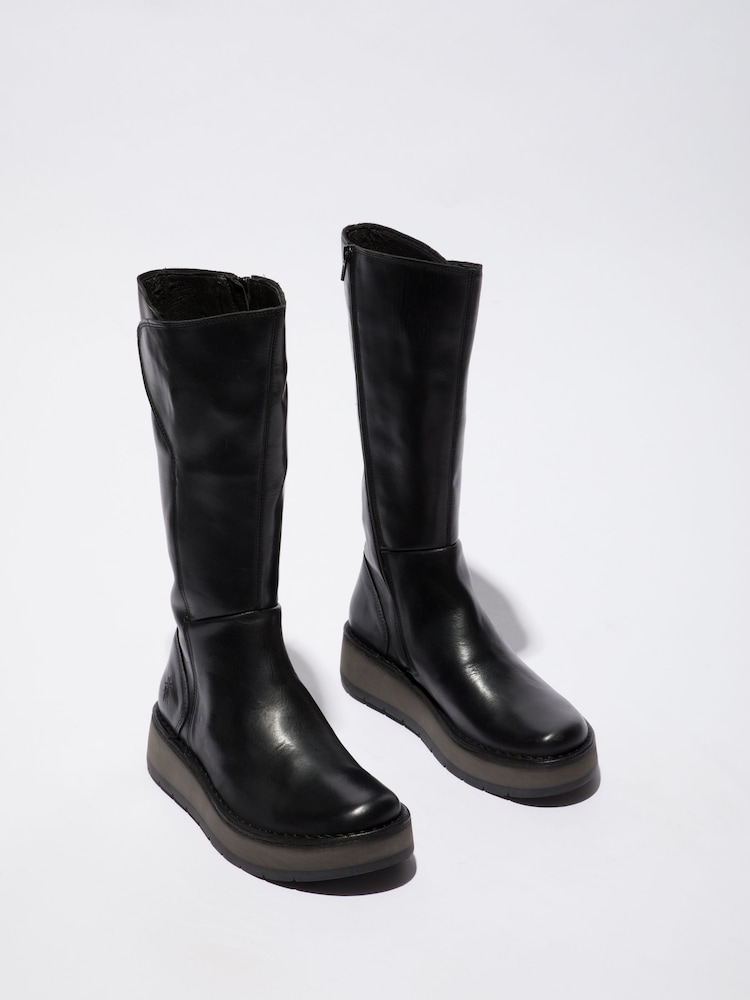Fly London Black Boots - Image 2 of 4 Fly London Black Boots - Image 2 of 4