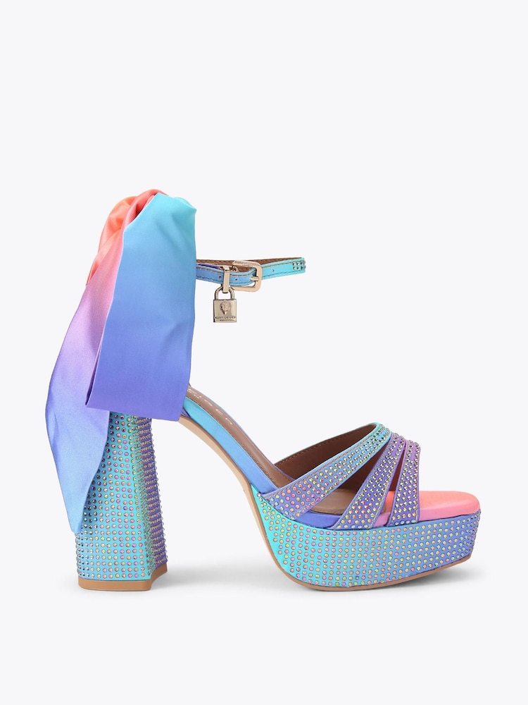 Kurt Geiger London Pink Brixton Flat Sandals - Image 1 of 4 Kurt Geiger London Pink Brixton Flat Sandals - Image 1 of 4
