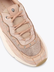Kurt Geiger London Blush Pink Sporty Trainers - Image 4 of 4