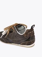 Kurt Geiger London Dark Brown Slim Runner Pumps - Image 4 of 4