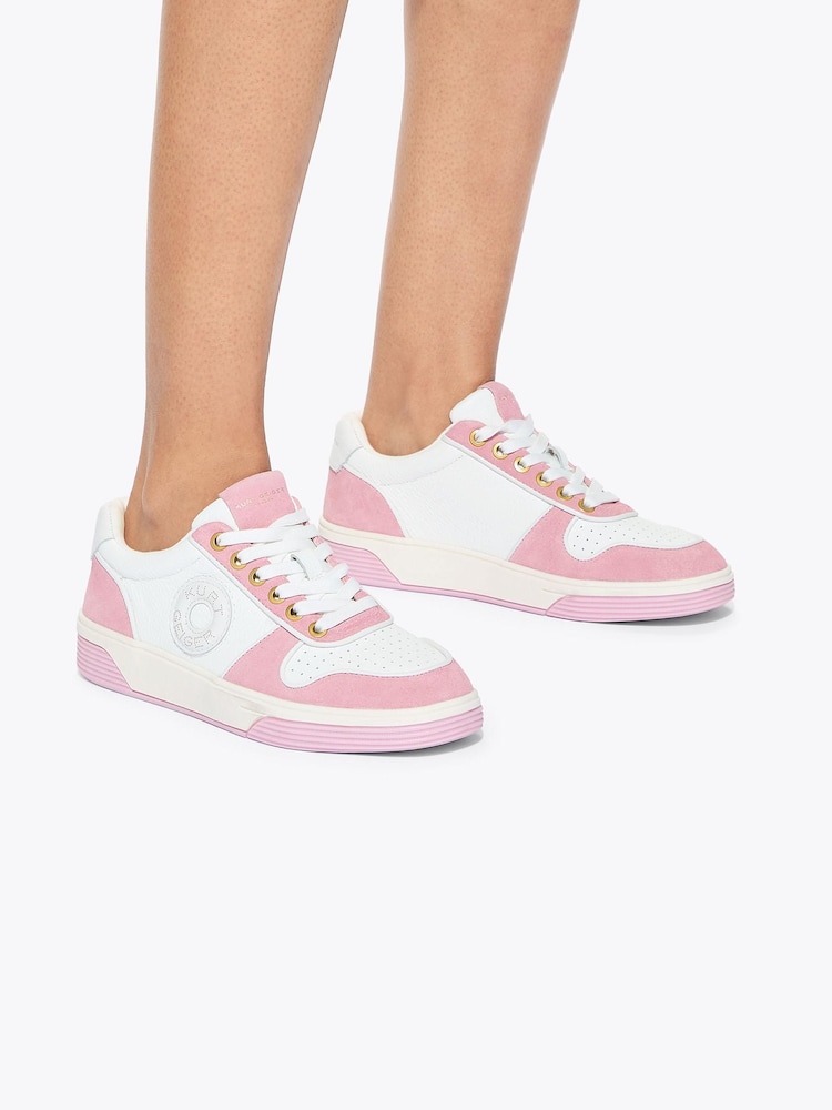 Kurt Geiger London Pink Bromley Trainers - Image 1 of 5 Kurt Geiger London Pink Bromley Trainers - Image 1 of 5