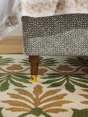 Nina Campbell Latice Geo Sage Green Lowndes Upholstered Bed Frame - Image 5 of 6