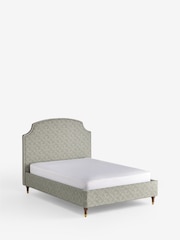 Nina Campbell Latice Geo Sage Green Lowndes Upholstered Bed Frame - Image 6 of 6