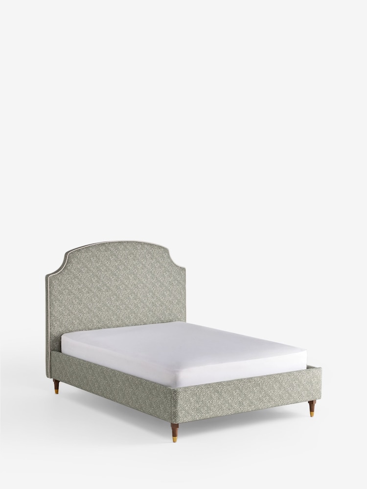 Nina Campbell Latice Geo Sage Green Lowndes Upholstered Bed Frame - Image 6 of 6 Nina Campbell Latice Geo Sage Green Lowndes Upholstered Bed Frame - Image 6 of 6