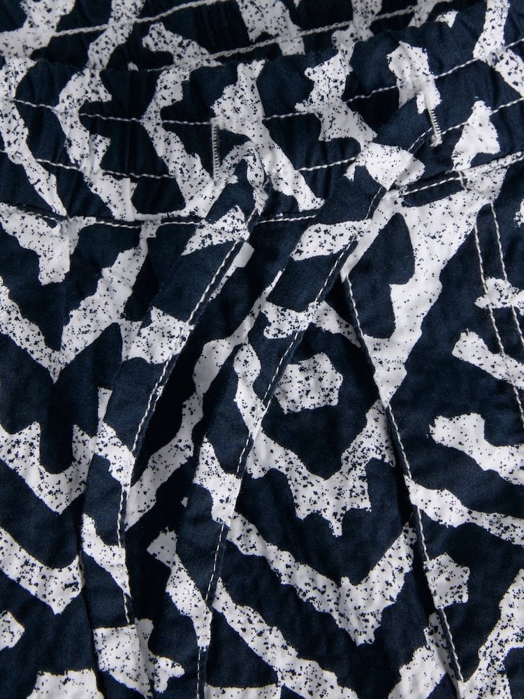 JACK & JONES JUNIOR Blue Seersucker Shorts - Image 4 of 4