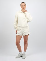 Simmi London Cream Studios Embroidered Logo Shorts - Image 2 of 5