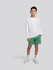 綠色 - Lee Loopback Fleece Badge Shorts - 圖片 3/5