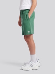 綠色 - Lee Loopback Fleece Badge Shorts - 圖片 4/5