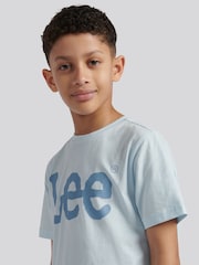 Lee Blue Wobbly Graphic T-Shirt - Image 5 of 5