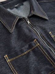 Noir - Combinaison en jersey de denim - Image 2 de 3
