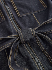 Noir - Combinaison en jersey de denim - Image 3 de 3