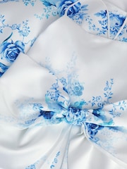 Monsoon Rose Print Bow Party Dress - Imaginea 4 din 4