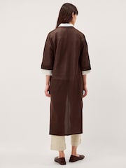 Monsoon Brown Lo Longline Cardigan - Image 3 of 6