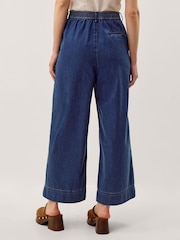 Monsoon Blue Wendy Wide Leg Jeans - Image 3 of 4