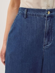 Monsoon Blue Wendy Wide Leg Jeans - Image 4 of 4