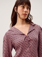 Monsoon Pink Netta Floral Print Blouse - Image 3 of 5