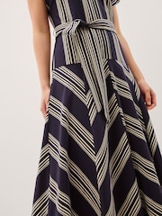 Monsoon Shilta Stripe Jersey Maxi Dress - Image 3 of 5