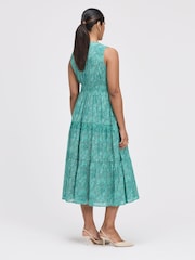 Rochie midi cu etaje din bumbac Finery Shannon - Imaginea 2 din 4