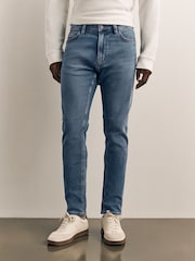 Mid Blue Skinny Fit Comfort Stretch Jeans - Image 2 of 10