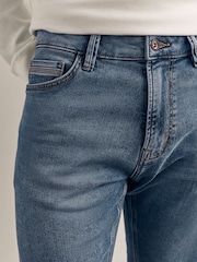 Mid Blue Skinny Fit Comfort Stretch Jeans - Image 3 of 10