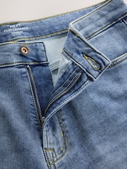Mid Blue Skinny Fit Comfort Stretch Jeans - Image 9 of 10
